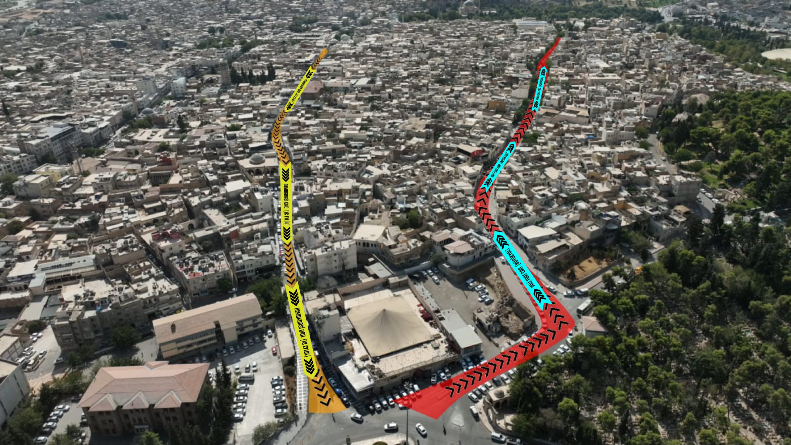 ŞANLIURFA’DA BÜYÜK DEĞİŞİM YARIN BAŞLIYOR: DİVANYOLU TRAFİĞE KAPANIYOR
