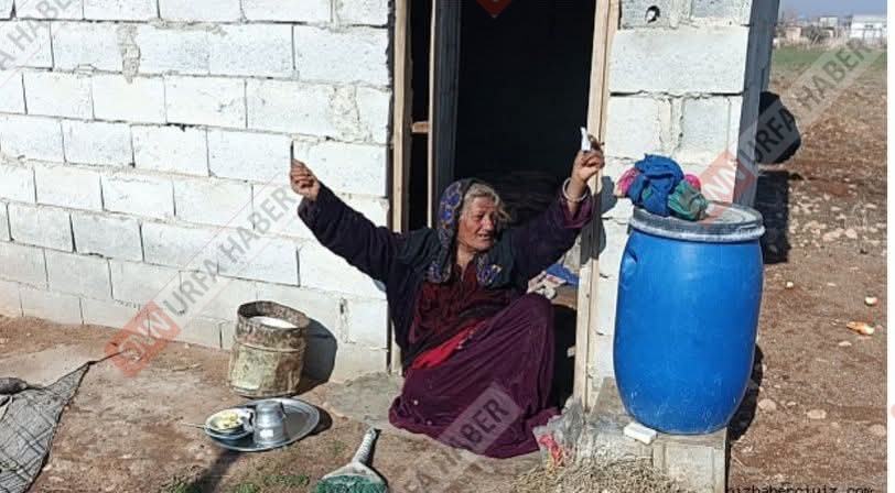 AKÇAKALE’DE YÜREK BURKAN MANZARA: ENGELLİ KADIN YOKLUK İÇİNDE YAŞAM MÜCADELESİ VERİYOR