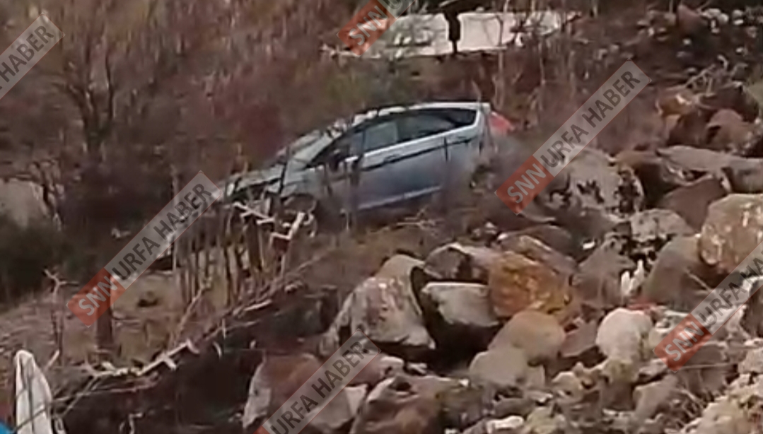 ŞANLIURFA’DA KONTROLDEN ÇIKAN OTOMOBİL UÇURUMA UÇTU: 1 YARALI