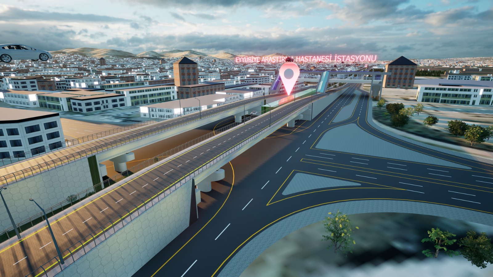 ŞANLIURFA TRAFİĞİNE NEFES ALDIRACAK PROJE: AKÇAKALE YOLU’NA KÖPRÜLÜ KAVŞAK GELİYOR
