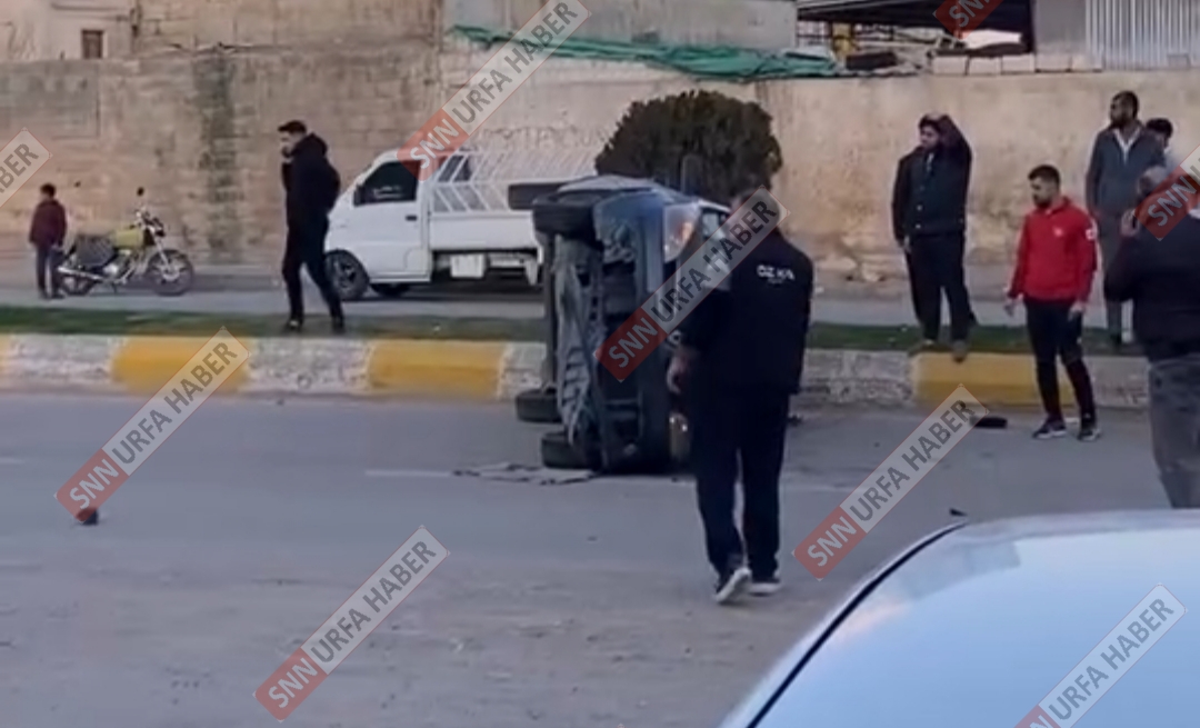 İFTARA DAKİKALAR KALA FECİ KAZA: OTOMOBİL TAKLA ATTI, 1’İ AĞIR 3 YARALI