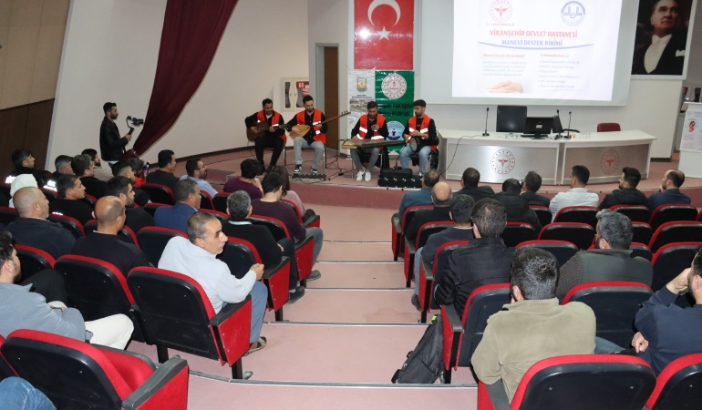 ŞANLIURFA’DA DENETİMLİ SERBESTLİK YÜKÜMLÜLERİ VE SAĞLIK ÇALIŞANLARINA MİNİ KONSER
