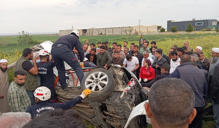 ŞANLIURFA’DA Kİ FECİ KAZADA YARALILARDAN 2’Sİ HAYATINI KAYBETTİ