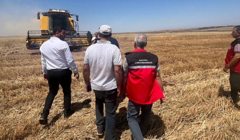 ŞANLIURFA’DA HASAT DÖNEMİ İÇİN BİÇERDÖVER DENETİMLERİ BAŞLIYOR