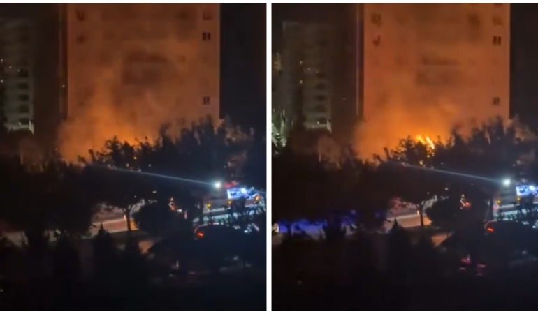 ŞANLIURFA’DA GECE SAATLERİNDE TRAFO YANGINI: EVLERE SIÇRAMADAN SÖNDÜRÜLDÜ