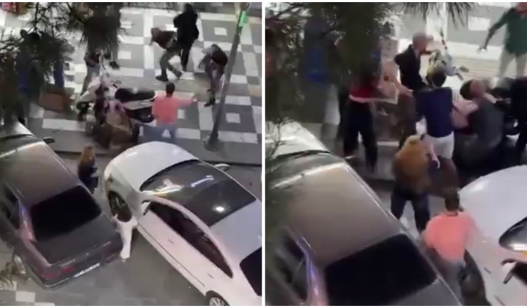 ŞANLIURFA’DA SOKAK ORTASINDA BIÇAKLI KAVGA! 2 KİŞİ YARALANDI