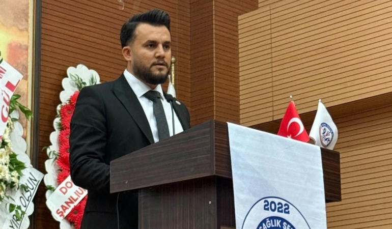 GENÇ SAĞLIK SENDİKASI ŞANLIURFA’DA ZEYNEL ABİDİN TAŞİYAN GÜVEN TAZELEDİ
