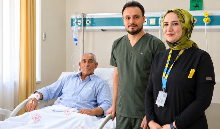 ŞANLIURFA’DA 60 YAŞINDAKİ HASTANIN AORT KAPAĞI DEĞİŞTİRİLDİ
