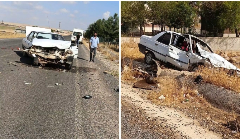 HARRAN’DA KORKUTAN KAZA! İKİ ARAÇ ÇARPIŞTI, 2 KİŞİ YARALANDI